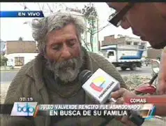 Anciano acusa a su hermana de haberlo abandonado en las calles de Comas