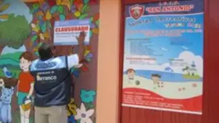 Barranco: clausuran colegios por falta de seguridad