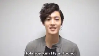 Kim Hyun Joong envió saludos a fanáticos peruanos a través de un video