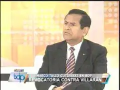 Revocador Marco Tulio Gutiérrez dice que aún hay  “posibilidad de debate”