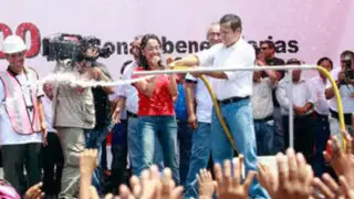 Ate: Ollanta Humala inauguró más de nueve mil conexiones de agua y desagüe