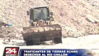 Desmontes en Río Chillón provocarían peligroso desborde de sus aguas