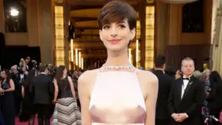 Polémico vestido de Anne Hathaway se robó el Oscar 2013