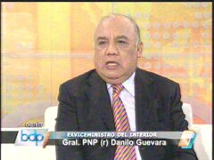 Danilo Guevara: El 70% de ciudadanos se siente inseguro en el Perú