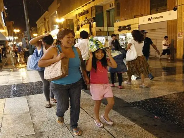 Lima registrará ligeras lloviznas