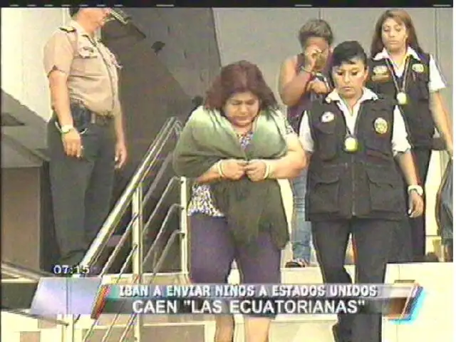 Policía presentó a banda “Las Ecuatorianas” que realizaba tráfico de menores