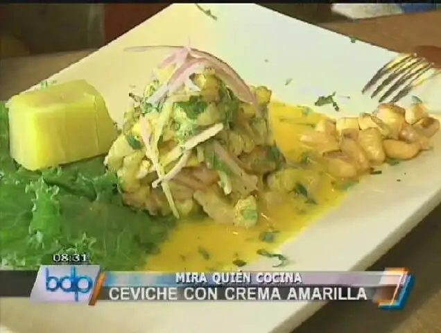 Aprenda a preparar un riquísimo Ceviche con Crema Amarilla