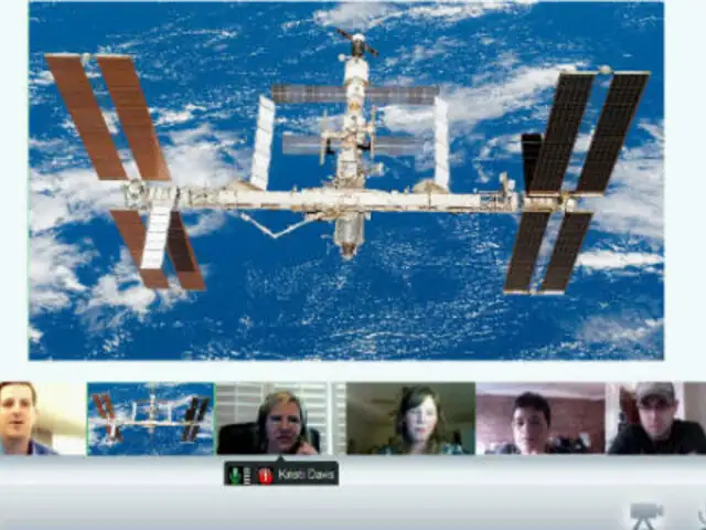 Astronautas conversarán en directo con el público vía Google+