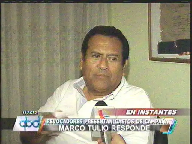 Marco Tulio negó haber llamado “tía ociosa” a Susana Villarán