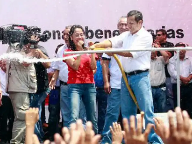 Ate: Ollanta Humala inauguró más de nueve mil conexiones de agua y desagüe