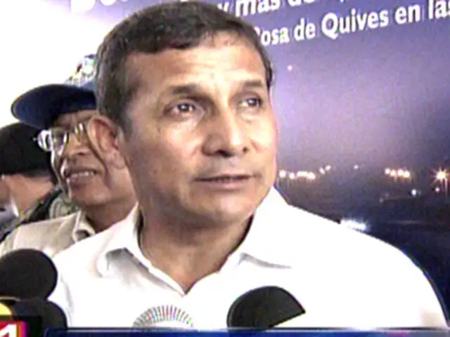 Ollanta evitó responder a congresistas ofendidos por sus declaraciones