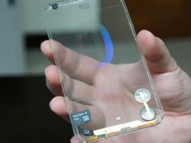 Taiwán: fabricantes presentan el primer smartphone transparente
