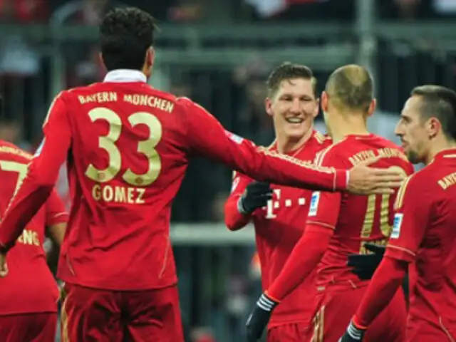 Bayern golea 6-1 al Werder Bremen sin Pizarro en el equipo titular