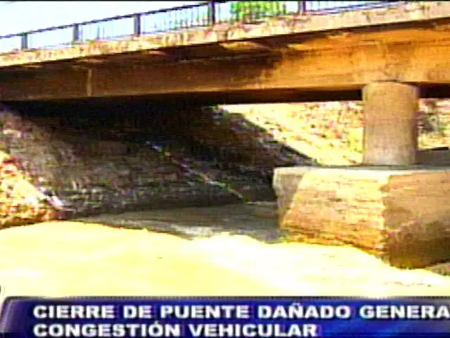 Puente de la avenida Universitaria no podrá ser arreglado hasta fines de verano