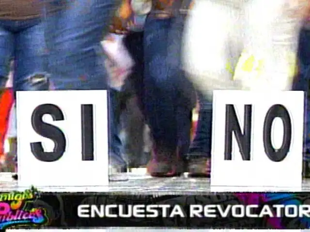 Revocatoria: promotores del Sí y el No cierran campaña este jueves