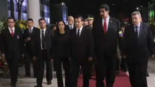 Ollanta Humala llegó a Venezuela para despedir a Hugo Chávez