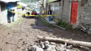 Cajatambo: deslizamiento afectó a más de 20 viviendas y carreteras
