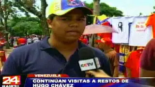 Venezuela: simpatizantes continúan visitando tumba de Hugo Chávez