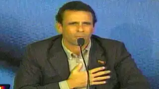 Henrique Capriles: Nicolás yo no te voy a dejar el camino libre