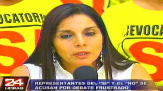 Patricia Juárez: Miembros de Fuerza Social nos echaron del debate