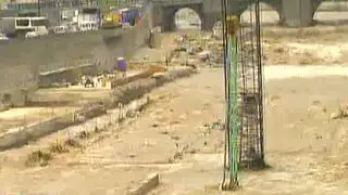 "Río hablador" arrasó estructuras de la obra Vía Parque Rímac