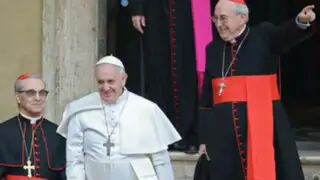 El Papa realizó su primera audiencia con el Colegio Cardenalicio