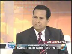 Marco Tulio Gutiérrez: Debate y audio de Castañeda perjudicaron al “Sí”