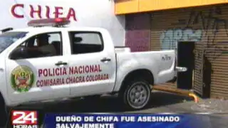 Investigan extraña muerte en chifa de Pueblo Libre