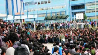 Huaraz: estudiantes irrumpen en universidad y dejan cinco personas heridas