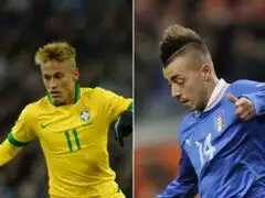 Brasil empató 2 a 2 frente a Italia en partido amistoso