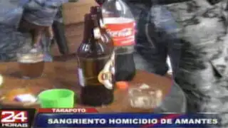 Tarapoto: investigan sangriento asesinato a una pareja de amantes