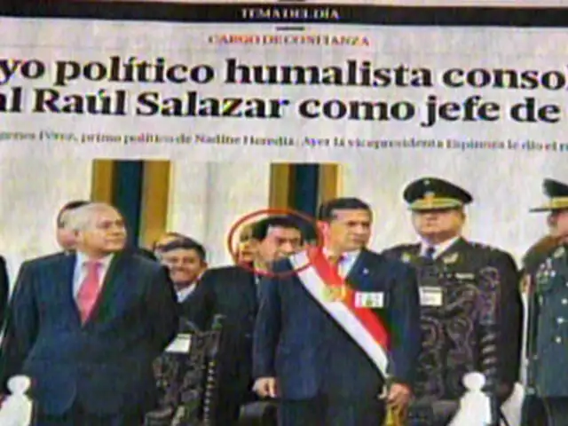 Presidente Humala negó influencias en permanencia de Raúl Salazar