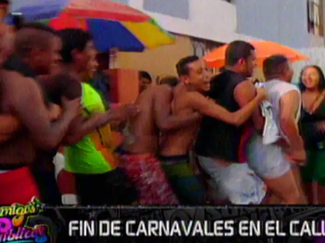 Fin de carnavales en el Callao: chalacos celebran último domingo de febrero