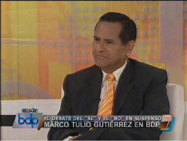 Marco Tulio Gutiérrez no descarta postular al Congreso en el 2016