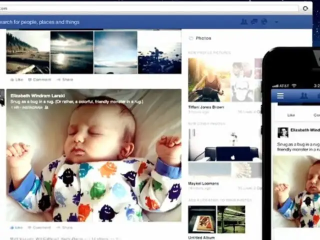 Facebook presentó renovado diseño de su interfaz 