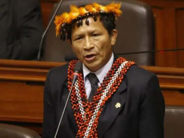 Congreso rechazó levantamiento de inmunidad a parlamentario Eduardo Nayap