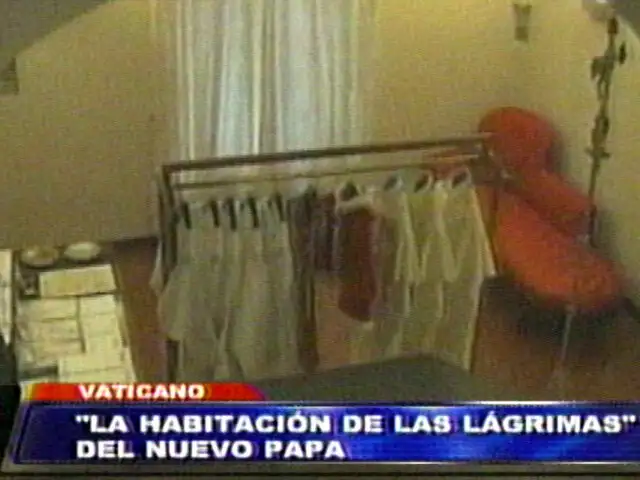 'Habitación de las lágrimas' se prepara para recibir al futuro Papa