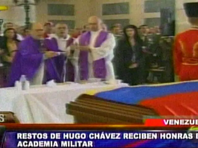 Venezuela: Ataúd de Hugo Chávez es llevado a su última morada