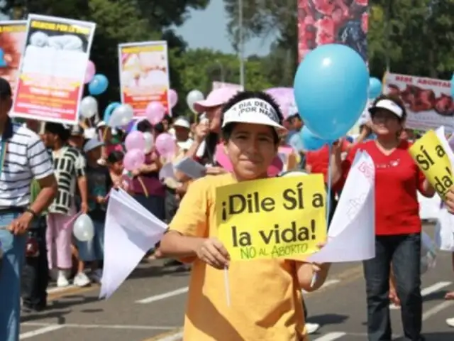 Arzobispado de Lima organiza movilización contra el aborto y en favor de la vida