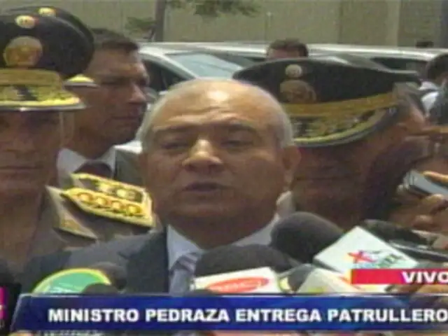 Ministro Pedraza: Declarar a Lima en emergencia no tiene ningún beneficio