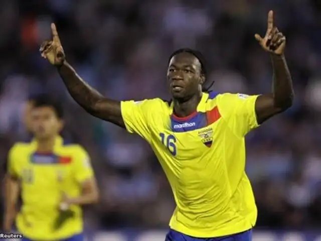 Felipe Caicedo quedó descartado para el encuentro contra Perú