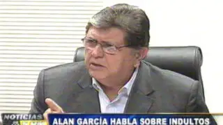 Noticias de las 5: García justificó indultos realizados en su gobierno