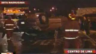 Exceso de velocidad provocó accidente en Avenida Paseo Colón
