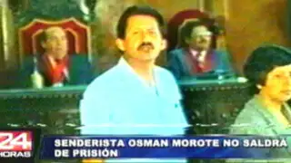 Justicia interpondría 25 años más para senderista Osmán Morote