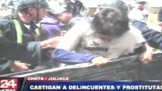 Juliaca: pobladores castigan salvajemente a delincuentes y prostitutas