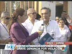 Piden renuncia del director del Hospital Sergio Bernales tras violación de niña