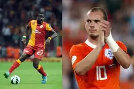 Wesley Sneijder y Emmanuel Ebué casi se pelean en entrenamiento del Galatasaray