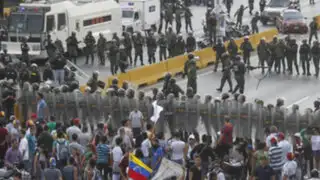 Impactantes imágenes de la represión chavista en Venezuela