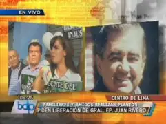 Piden liberación de general Juan Rivero por estar recluido sin sentencia