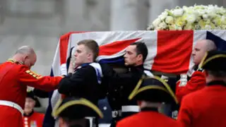 Más de 700 militares escoltaron el funeral de Margaret Thatcher